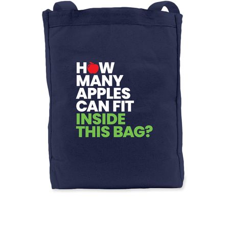 We're All Solvers Tote Bag, a Navy Premium Tote Bag