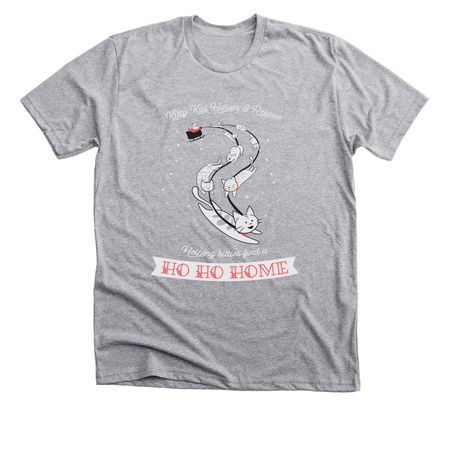 Kitty Kat Haven & Rescue Meowy All The Way!, a Athletic Heather Premium Unisex Tee