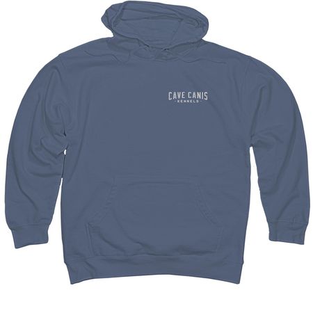 Cave Canis Kennels Fall, a Storm Blue Midweight Pullover Hoodie