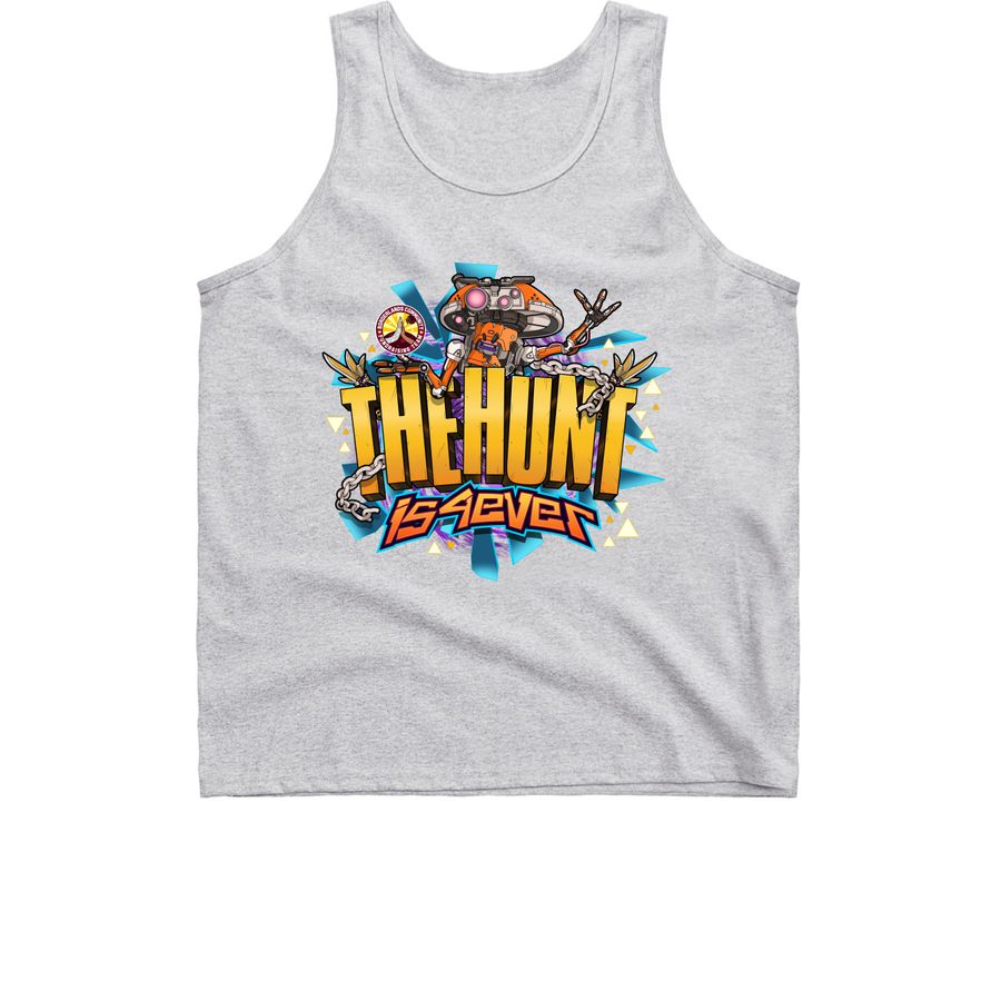 The Hunt Is 4ever Tanktop, a Sport Grey Classic Unisex Tank Top