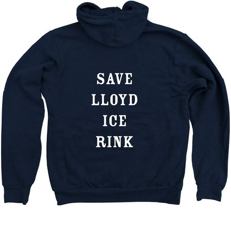 SLIC Zip Up, a Navy Zip Up Hoodie (back-view)