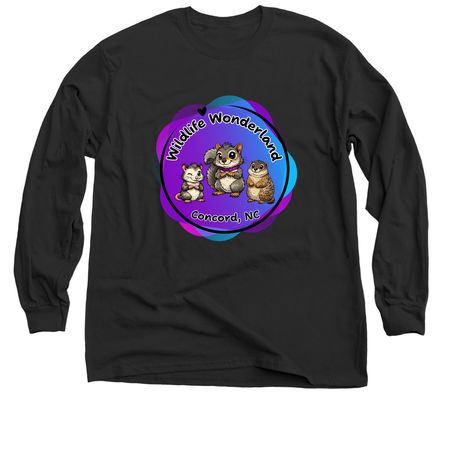 Wildlife Wonderland, a Black Classic Long Sleeve Tee