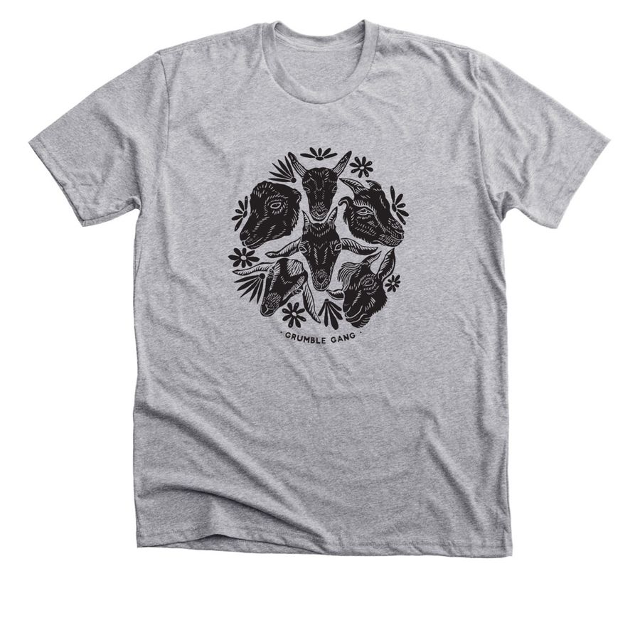 Grumble Gang, a Athletic Heather Premium Unisex Tee