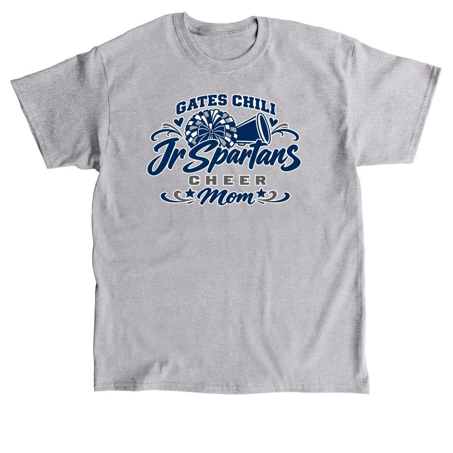 Gates Chili Jr Spartans Cheer Mom, a Sport Grey Classic Unisex Tee