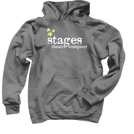 Stages Theatre Company Shirts, a Charcoal Pullover Hoodie