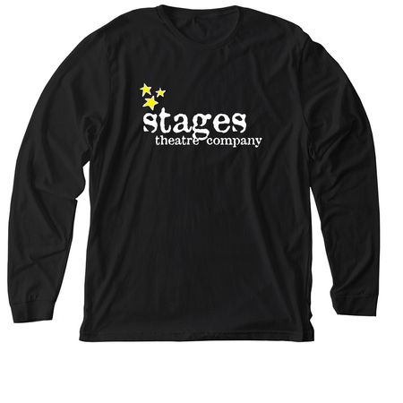 Stages Theatre Company Shirts, a Solid Black Blend Premium Long Sleeve Tee