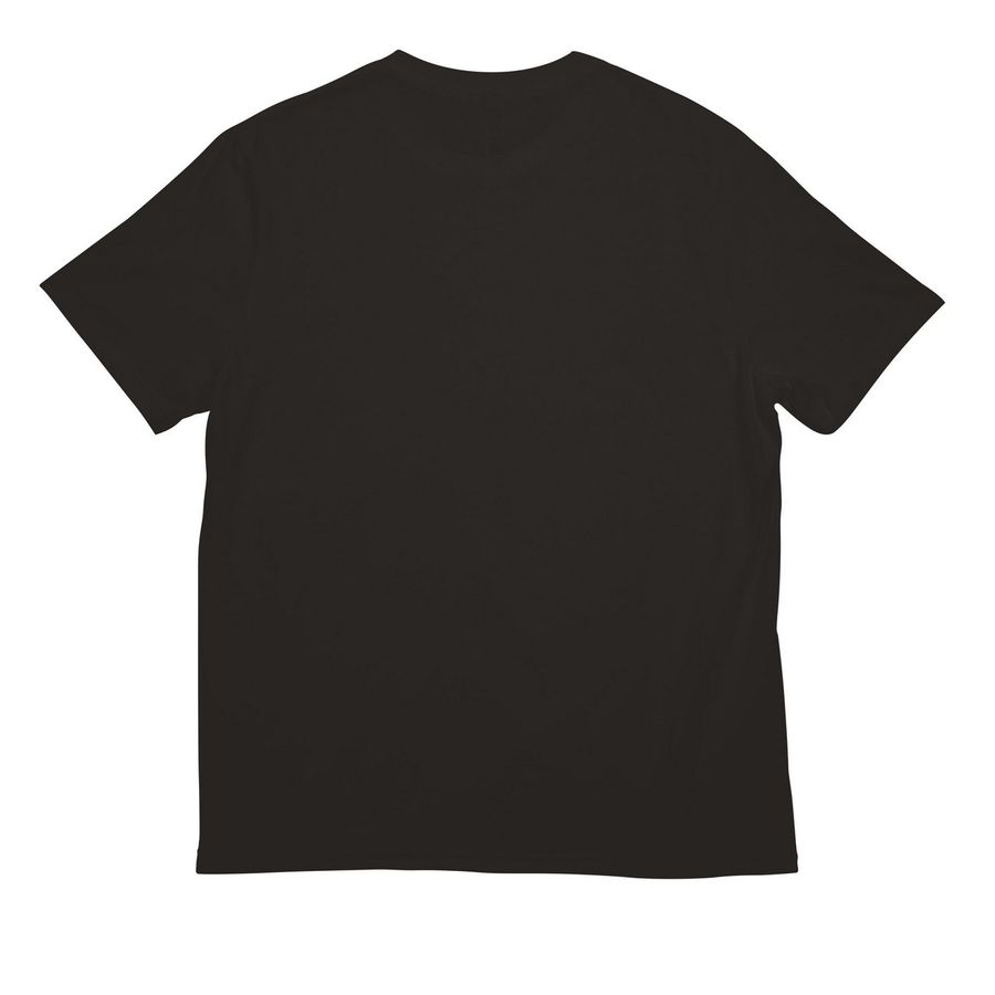 Ghost Light TADC, a Deep Black All-American Unisex Tee (back-view)