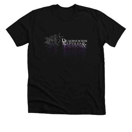 Cat and snake, a Solid Black Blend Premium Unisex Tee