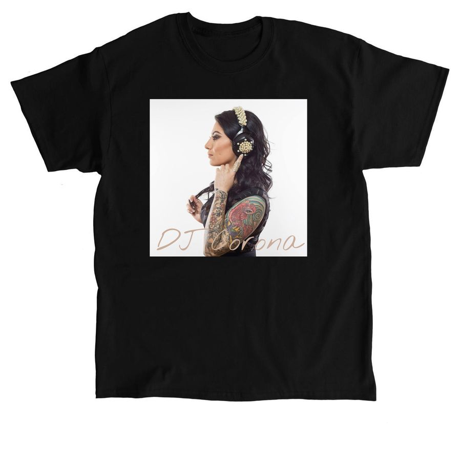 The Official DJ Corona Tee, a Black Classic Unisex Tee