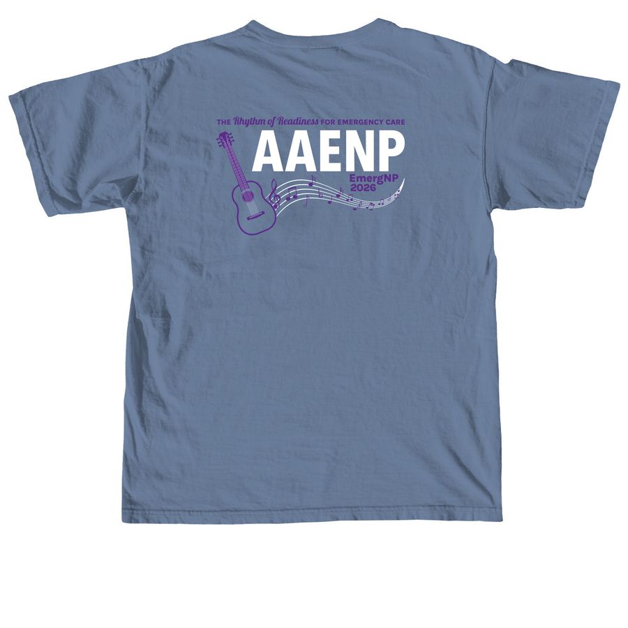 EmergNP 2026 Conference Gear, a Blue Jean Comfort Colors Unisex Tee