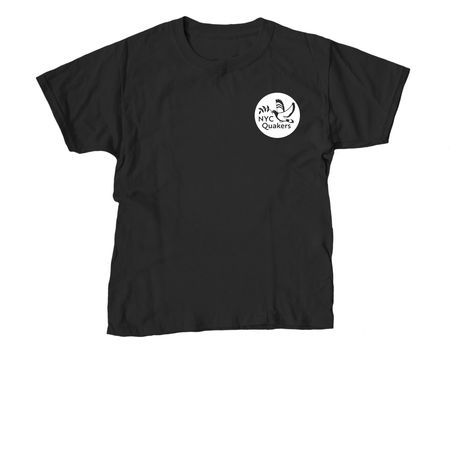 NYC Quakers Spring 2026, a Black Youth Unisex Tee