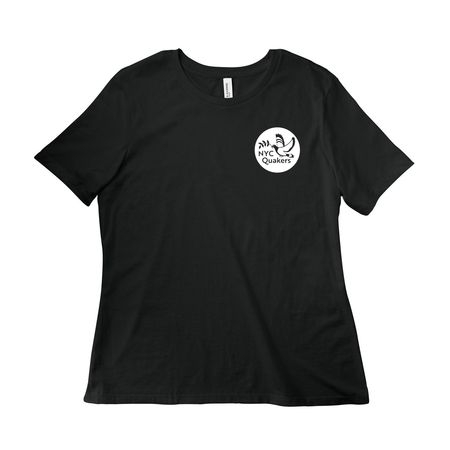 NYC Quakers Spring 2026, a Vintage Black Women?s Relaxed Cotton Tee