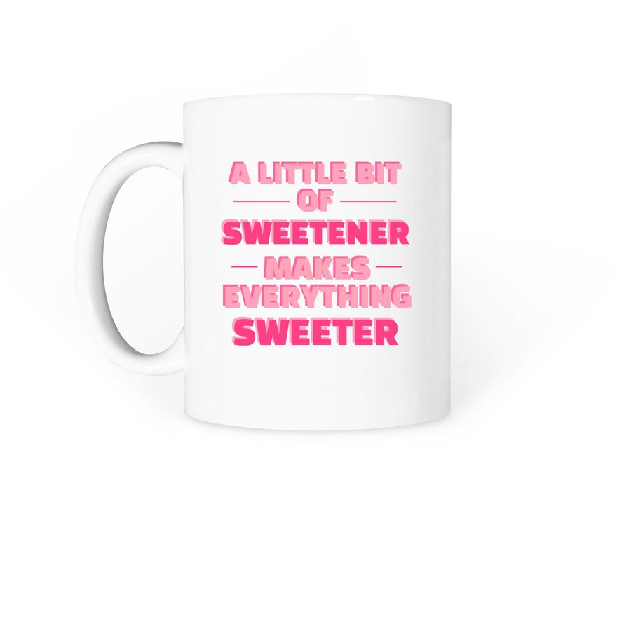 MUGS, a White Coffee Mug (back-view)