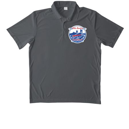 Active Wear, a Iron Grey Unisex Performance Polo