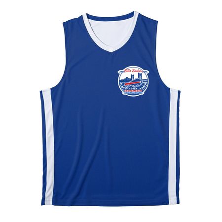 Active Wear, a True Royal/ White Reversible Basketball Jersey
