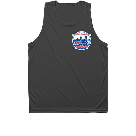 Active Wear, a Iron Grey Unisex Performance Tank