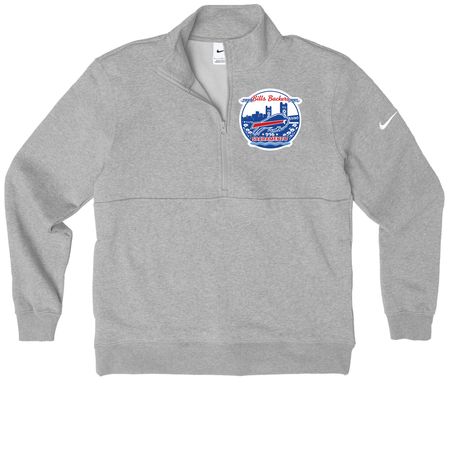 Active Wear, a Dark Grey Heather Nike Club Fleece Half Zip Pullover