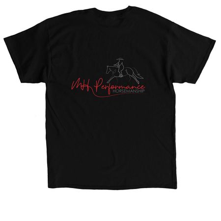 MH Performance Horsemanship, a Black Classic Unisex Tee
