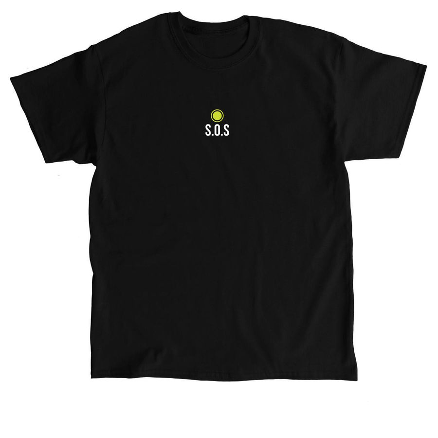 S.O.S. // "SIGNAL INTERFERENCE", a Black Classic Unisex Tee
