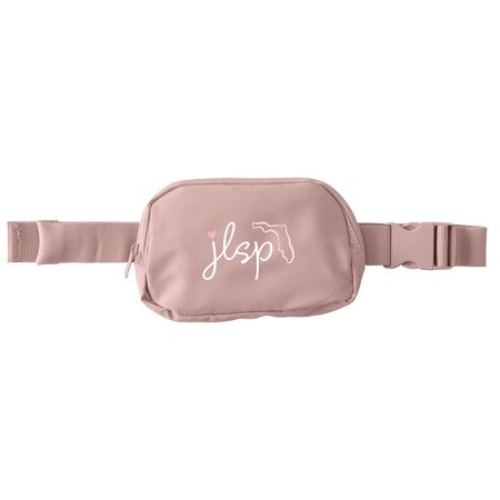 JLSP Florida Love Belt Bag, a Rose Quartz Matte Hip Pack