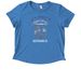 Matilda's Fox Force, 2026, a Azure Blue Allmade Eco Triblend Women?s Scoop Neck Tee