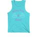 Messy Buns & Guns Tank, a Teal Premium Cotton Tank