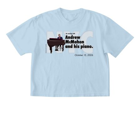AM & Piano Tour - NYC N1, a Chambray Comfort Colors Boxy Tee