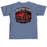 Kw 2.0&nbsp;, a Blue Jean Comfort Colors Unisex Tee (back-view)