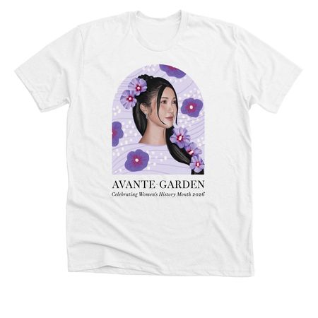 AVANTE-GARDEN, a Solid White Blend Premium Unisex Tee