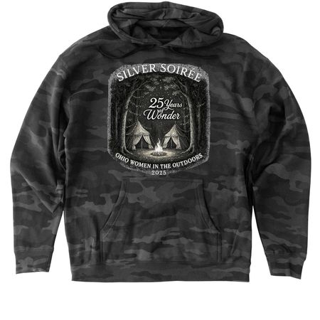 2025 WITO Shirts - Option 2, a Black Camo Heavyweight Camo Pullover Hoodie