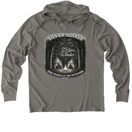 2025 WITO Shirts - Option 2, a Driftwood Grey Allmade Organic Cotton Mineral Dye Hoodie Tee