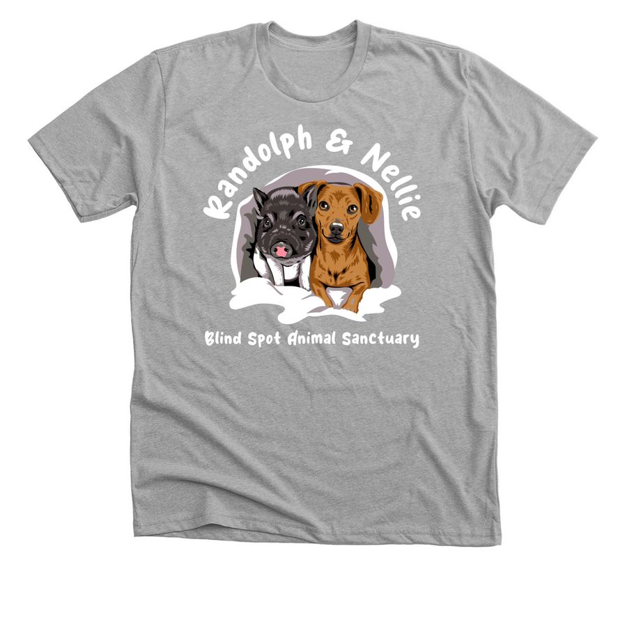 Randolph and Nellie, a Athletic Heather Premium Unisex Tee