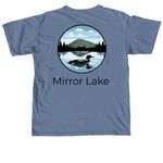 Mirror Lake Merchandise, a Blue Jean Comfort Colors Unisex Tee (back-view)