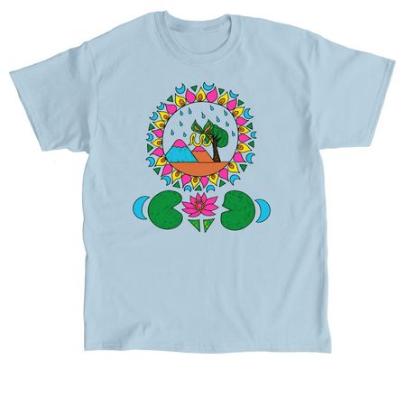 Balance by&nbsp;Zubeda Khan, a Light Blue Classic Unisex Tee