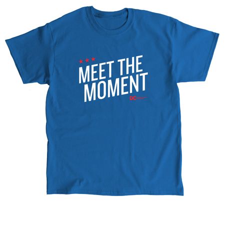 Meet the Moment for DC, a Royal Classic Unisex Tee
