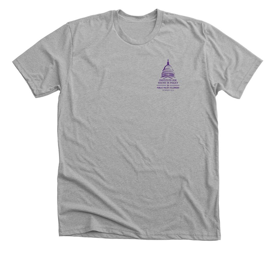 Summer 2026 Public Policy Fellowship, a Athletic Heather Premium Unisex Tee