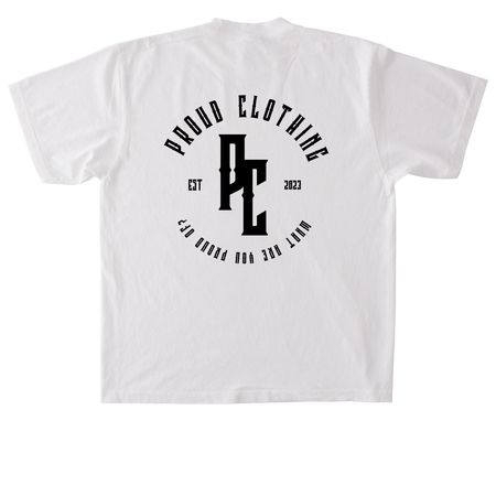 THE REBRAND.one, a White Heavyweight Garment Dye Tee