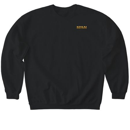 K9 Kai - Gold, a Black Softstyle Crewneck Sweatshirt