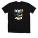 Sp'q'n'i'? Relay, a Solid Black Blend Premium Unisex Tee