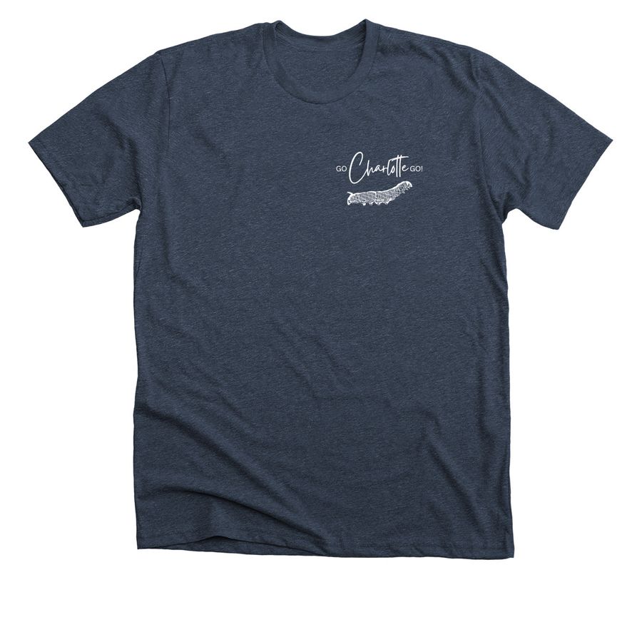 Gotta Go! Gotta Go!, a Heather Midnight Navy Premium Unisex Tee