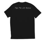 Meet Lion King, a Deep Black Allmade Eco Triblend Unisex Tee (back-view)