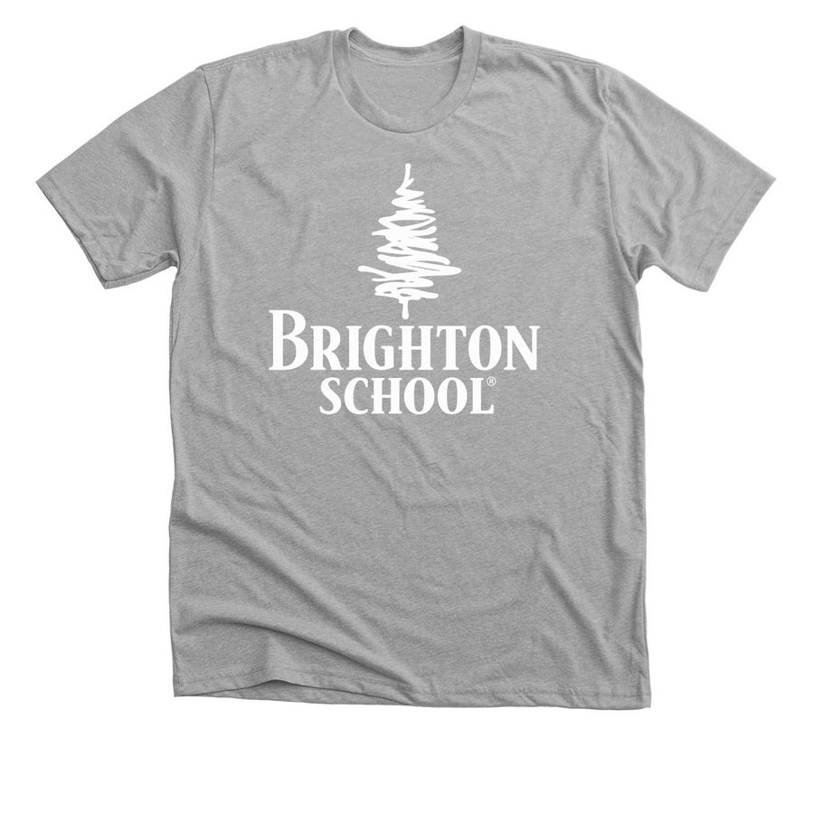Brighton Logo Shirts (Neutral) TP, a Athletic Heather Premium Unisex Tee