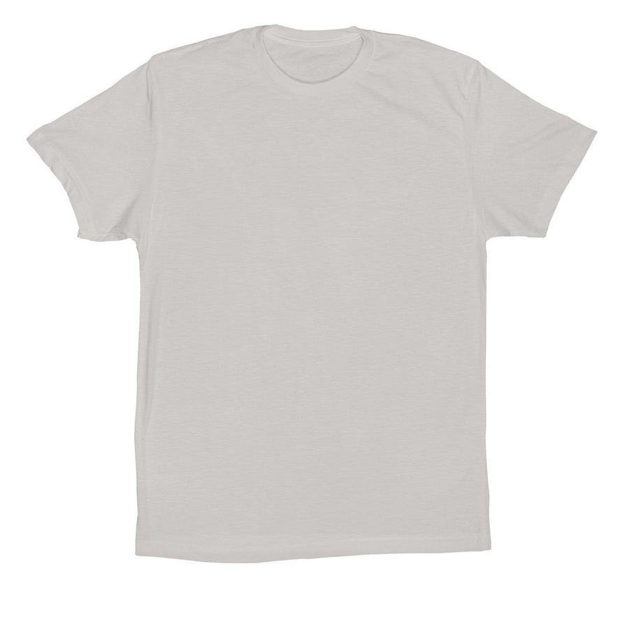 No Red Circle (design on back only), a Solid Athletic Grey Premium Cotton Tee