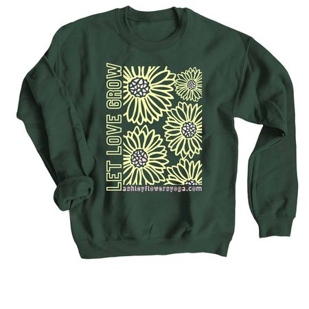 Loving Yogis, a Forest Crewneck Sweatshirt