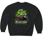 Lil Junk Boys, a Black Softstyle Crewneck Sweatshirt (back-view)