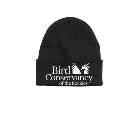 Bird Conservancy Beanie, a Black Printed Base Camp Beanie