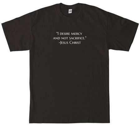 MERCY, a Black Tall Classic Unisex Tee