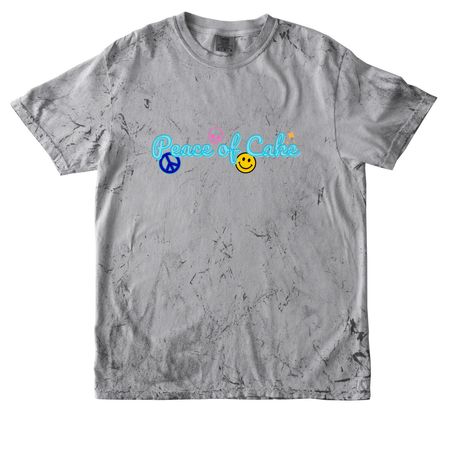 Peace of Cake, a Smoke Comfort Colors Colorblast Tee