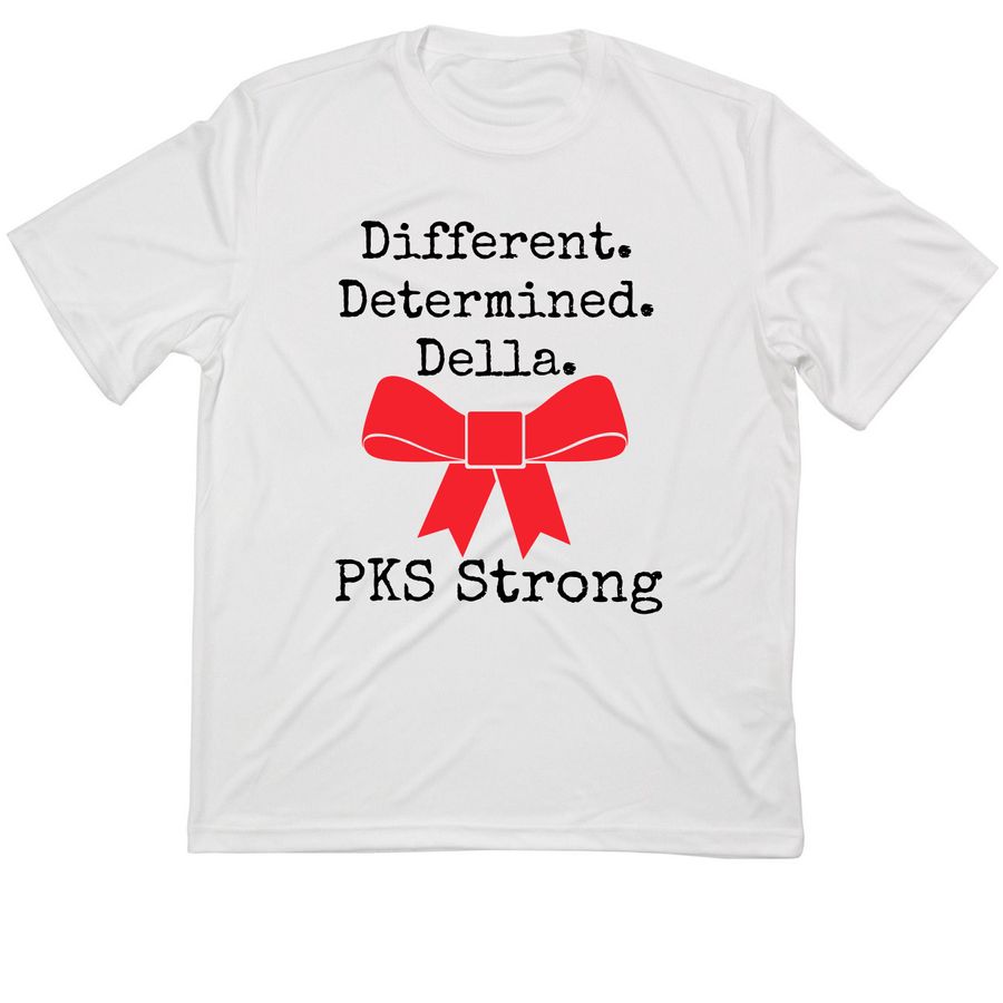 Team Della, a White Classic Performance Tee