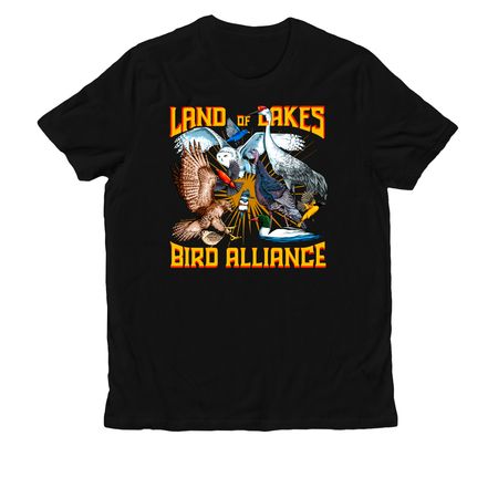 eBird Hotspots: Twin Cities&nbsp;Tour, a Deep Black Allmade Organic Cotton Unisex Tee